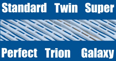 Porovnání jednotlivých řad roštů