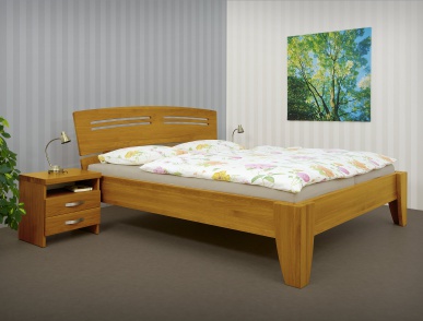 Postel Atlas dvojlůžko dub čelo č.2