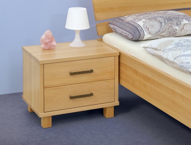 Noční stolek Taurus Atlas buk dvě zásuvky