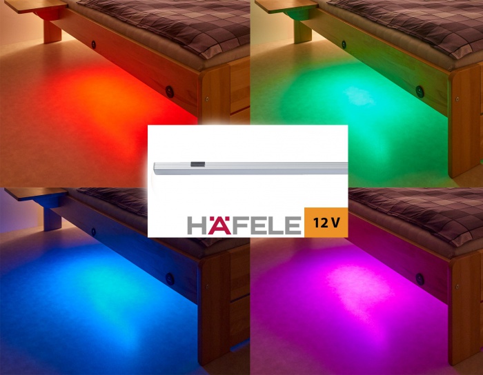 LED RGB lištové svítidlo 12V délka_555 mm 